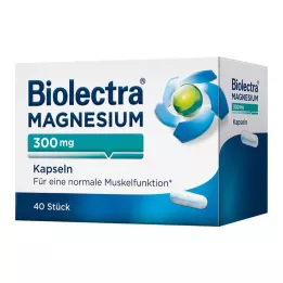 BIOLECTRA Gélules de magnésium 300 mg, 40 pcs
