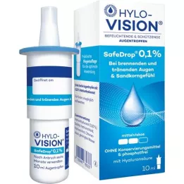 HYLO-VISION Safedrop 0,1% gouttes oculaires, 10 ml