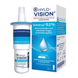 HYLO-VISION SafeDrop 0,1% collyre, 10 ml
