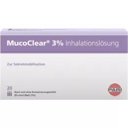 MUCOCLEAR Solution dinhalation NaCl à 3%, 20x4 ml