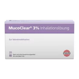 MUCOCLEAR Solution pour inhalation de NaCl à 3 %, 20 x 4 ml