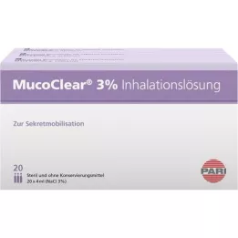 MUCOCLEAR Solution dinhalation de NaCl 3%, 60x4 ml