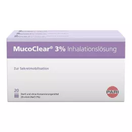 MUCOCLEAR Solution pour inhalation de NaCl à 3 %, 60 x 4 ml