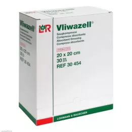 VLIWAZELL Compresses absorbantes stériles 20x20 cm, 30 pcs