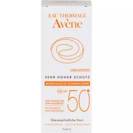 Avene Sunscreen minéral SPF 50+, 50 ml