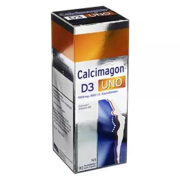 CALCIMAGON D3 Uno comprimés à croquer, 90 pcs