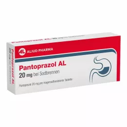 PANTOPRAZOL AL 20 mg dans des comprimés de sodium, acide gastrique, 7 pcs