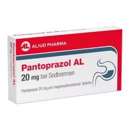PANTOPRAZOL AL Comprimés de 20 mg dacide gastrique Sodbr., 14 pcs