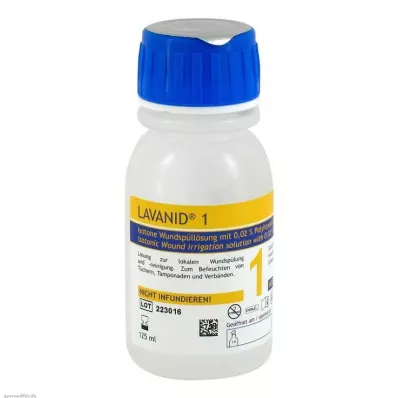 LAVANID 1 solution dirrigation des plaies, 125 ml