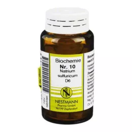 BIOCHEMIE 10 Sodium Sulfucum D 6 comprimés, 100 pc