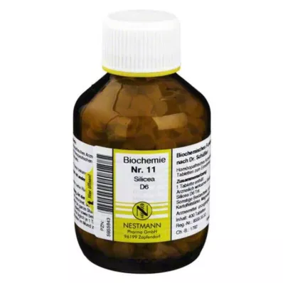 BIOCHEMIE 11 comprimés de Silicea D 6, 400 pcs BIOCHEMIE 11 comprimés de Silicea D 6, 400 pcs