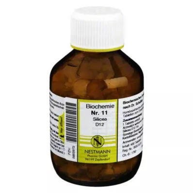 BIOCHEMIE 11 comprimés de Silicea D 12, 400 pcs BIOCHEMIE 11 comprimés de Silicea D 12, 400 pcs