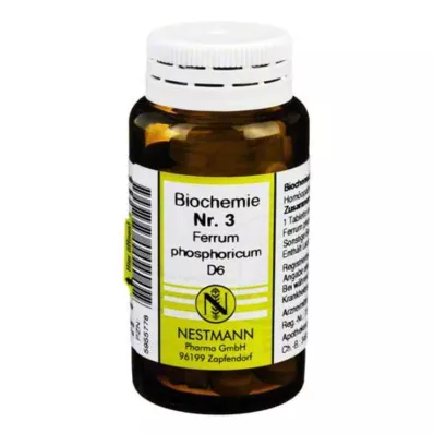 BIOCHEMIE 3 comprimés de Ferrum phosphoricum D 6, 100 pièces