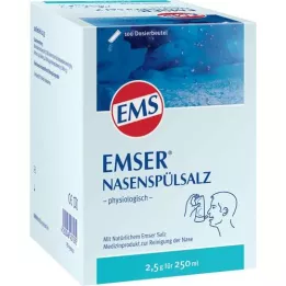 EMSER Nose rinçage au sel physiologiquement btl., 100 pc