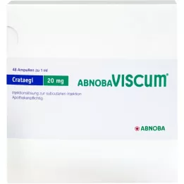 ABNOBAVISCUM Ampoules Crataegi 20 mg, 48 pièces