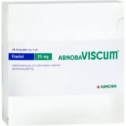 ABNOBAVISCUM Ampoules Fraxini 20 mg, 48 pièces