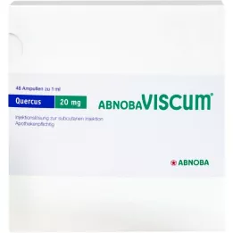 ABNOBAVISCUM Ampoules de Quercus 20 mg, 48 pièces