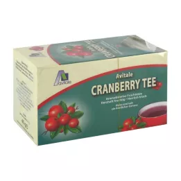 CRANBERRY TEE Sacs filtrants, 20 pièces