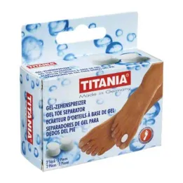 Séparateurs dorteils en gel Titania, 2 pc