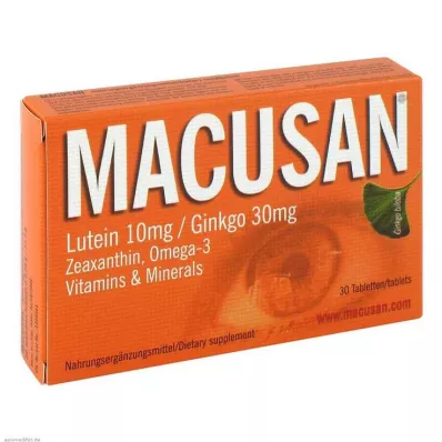 MACUSAN Comprimés, 30 pièces