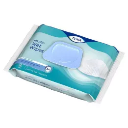 TENA WET Lingette 3 en 1, 48 pièces