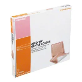 Allevyn Gentle Border 17,5x17,5 cm Bandage, 5 pc