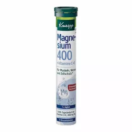 KNEIPP Comprimés effervescents de magnésium 400+C+E, 15 pcs