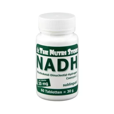 NADH Comprimés stables à 20 mg, 60 pièces NADH Comprimés stables à 20 mg, 60 pièces