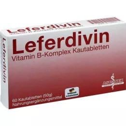 LEFERDIVIN Comprimés à croquer de complexe de vitamine B, 60 pcs