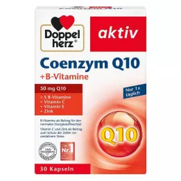 DOPPELHERZ Gélules de coenzyme Q10 + vitamines B, 30 pièces