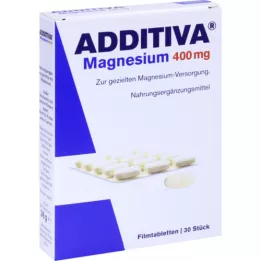 ADDITIVA Magnésium 400 mg de comprimés de films, 30 pc