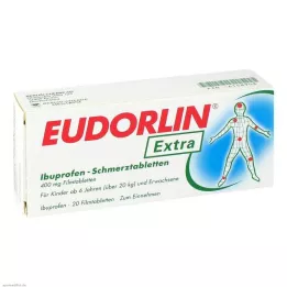 EUDORLIN Comprimés antidouleur à base dibuprofène, 20 pièces