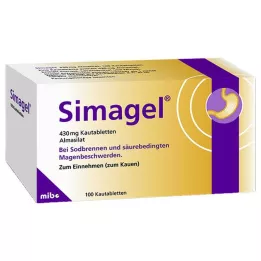 SIMAGEL Comprimés à croquer, 100 pcs