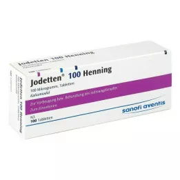 JODETTEN 100 comprimés Henning, 100 pièces