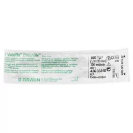 VASOFIX Braunüle 18 G 33 mm vert/blanc, 1 pièce