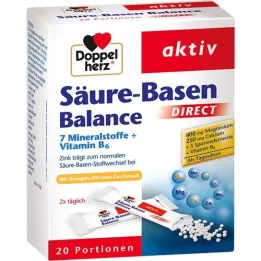 DOPPELHERZ Balance acide-bas DIRECT Pellets, 20 pc