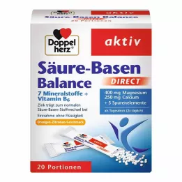 DOPPELHERZ Équilibre acido-basique DIRECT Pastilles, 20 pièces