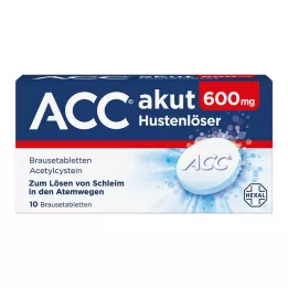 ACC akut 600 comprimés effervescents, 10 pcs