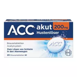 ACC akut 200 comprimés effervescents, 20 pcs