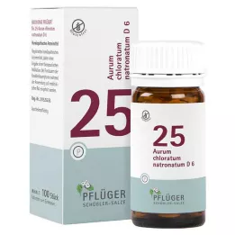 BIOCHEMIE Pflüger 25 Aurum chlorat.natron.D 6 Comprimés, 100 St