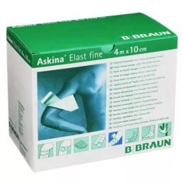 ASKINA Bande fine élastique 10 cm x 4 m en vrac, 20 pièces