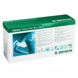ASKINA Bande fine élastique 10 cm x 4 m en vrac, 50 pièces