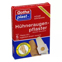 GOTHAPLAST Pansement pour cors Cornmed 2x6 cm, 5 pièces