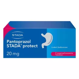 PANTOPRAZOL STADA Protect 20 mg comprimés gastro-résistants, 7 pcs