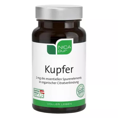 NICAPUR Capsules de cuivre, 60 pièces