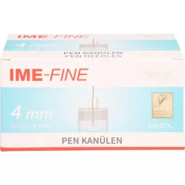IME-fine canule universelle pour stylo 31 G 4 mm, 100 pcs