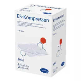 ES-KOMPRESSEN Stéril 7,5x7,5 cm 12-temps grand pack, 20x5 pc