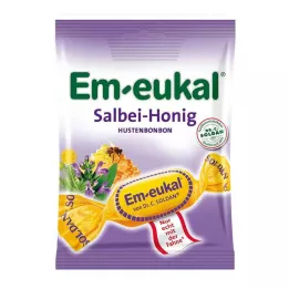 EM-EUKAL Bonbons au miel et à la sauge avec sucre, 75 g