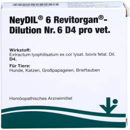 Dilution NeyDIL 6 Revitorgan No.6 D4 par vétérinaire., 5x2 ml