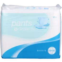 PARAM Pantalon Basic Taille 3 XL, 16 pc